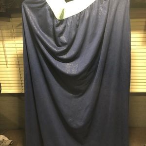 EC XL Navy Lucy Maxi Skirt by Lularoe